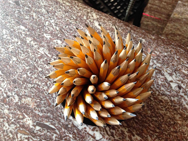pencil spiral